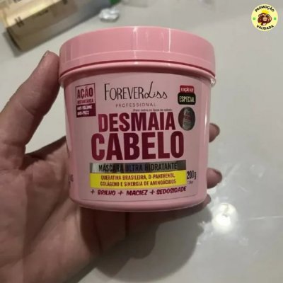 Máscara Ultra Hidratante Desmaia Cabelo Forever Liss