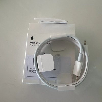 Cabo Carregador Lightning Tipo C Original Apple 1m