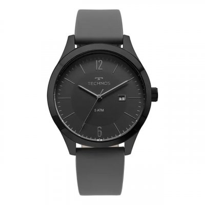 Relógio Masculino Technos Steel Cinza — design em aço cinza