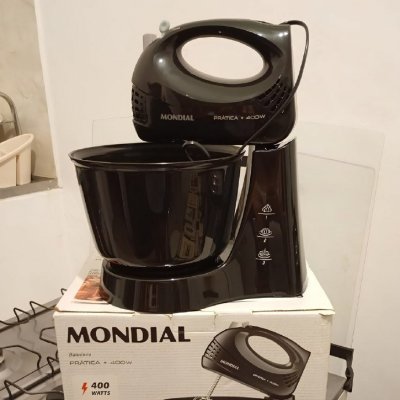 MONDIAL Batedeira Prática Preto 400W 110V