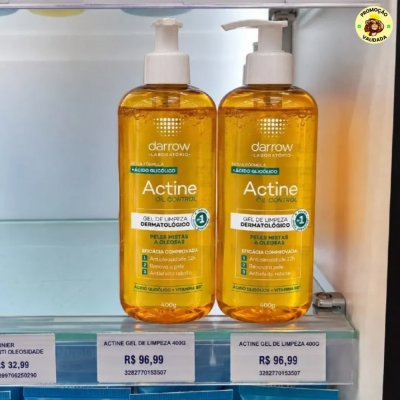 Gel de Limpeza Facial Darrow Actine Oil Control Oleosa 400g