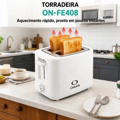 Torradeira Elétrica Onistek 650W 2 Ranhuras