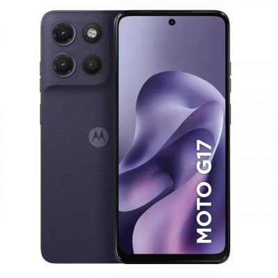 Smartphone Motorola Moto G17 4G — 128GB, 4GB RAM (+8GB Boost), Câmera 50MP Sony
