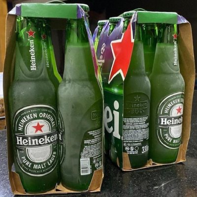 Cerveja Heineken Long Neck 330ml Pack com 6 Unidades