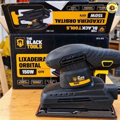 Lixadeira Orbital Btl150 10000 Rpm 150w 60hz 220V The Black Tools