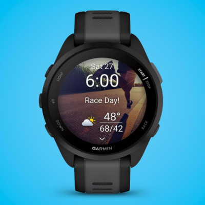 Garmin Forerunner 165 Preto e Cinza 43mm GPS