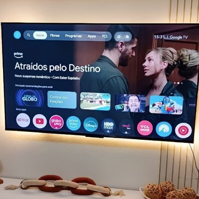 Smart TV 50 50P7K 4K com Sistema Operacional Google TV TCL
