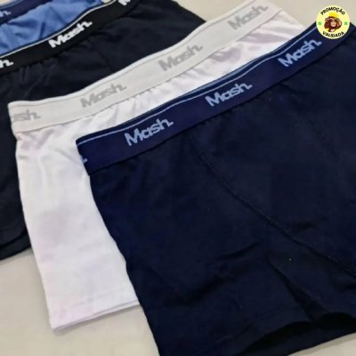 Kit Cueca Boxer Mash 4 Peças Masculina