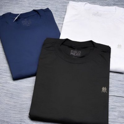 Kit 3 Camisetas Masculinas Polo Wear