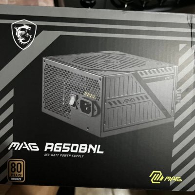 MSI MAG 650W 80 PLUS Bronze PFC Ativo A650BNL