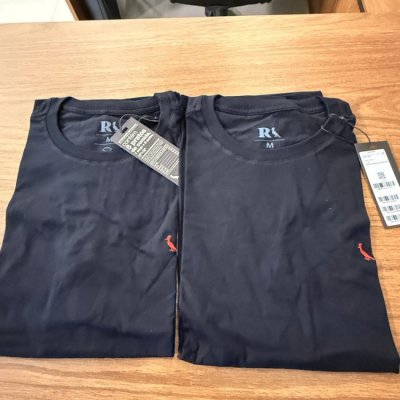 Kit 2 Camisetas Brasa Pica Pau Bordado
