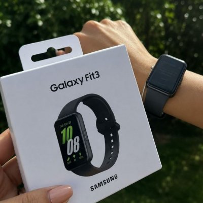Smartwatch Samsung Galaxy Fit3 Display 1.6 Grafite
