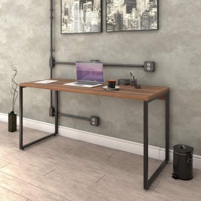Mesa Escritório Estilo Industrial 1,50m Kuadra