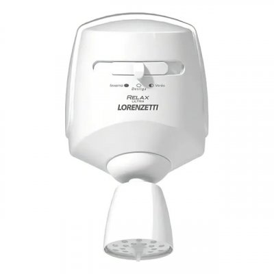 Chuveiro elétrico de parede Lorenzetti Relax Ultra branco 5500W