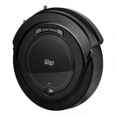 Robô aspirador Robot W90 Wap — varre, aspira e passa pano (30W) em cor preto