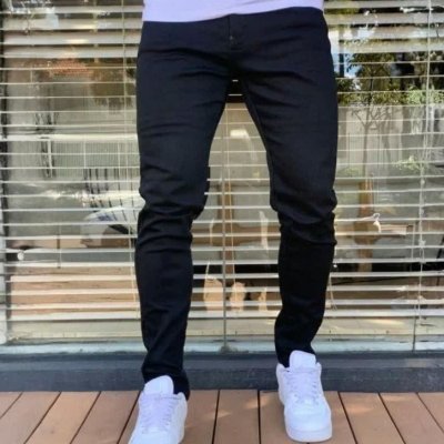 Calça Skinny Jeans Com Elastano Lycra