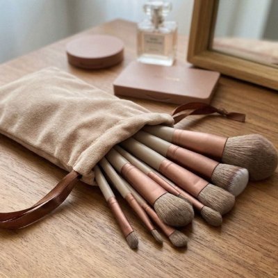 Kit Pincel De Maquiagem Com 13 Unidades