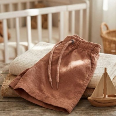 Shorts de Linho Infantil (várias cores)