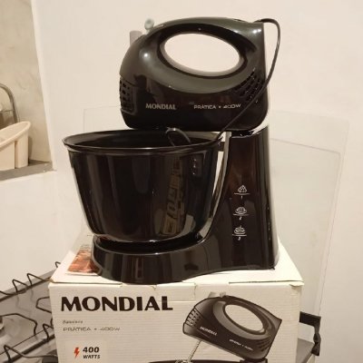 MONDIAL Batedeira Prática Preto 400W 110V