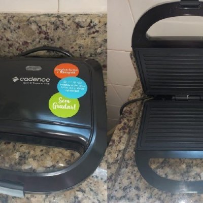 Sanduicheira Elétrica Cadence Toast & Grill 750W 110V