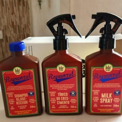 Kit Rapunzel Shampoo Tônico Milk Spray Lola From Rio