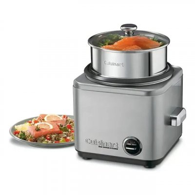 Panela Elétrica Cuisinart 650w CRC-800 em Aço Escovado — revisão prática