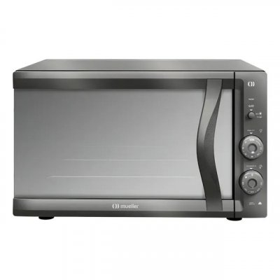 Forno Elétrico de Bancada Mueller Mfb50f Espelhado 50L (Cor Cinza, Vidro Duplo)
