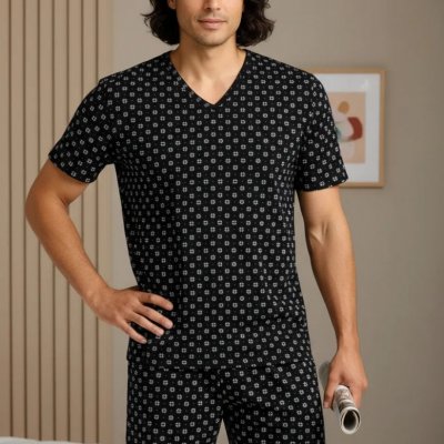 Pijama Adulto Curto Masculino Verão Confortável