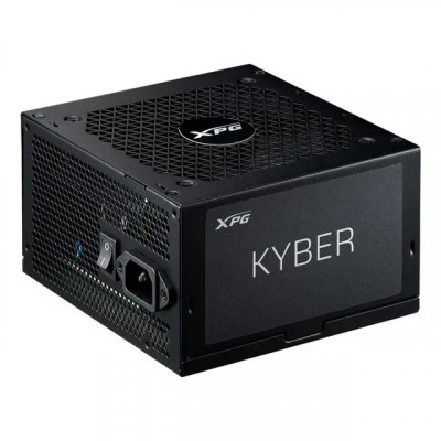 Fonte XPG Kyber 850W 80 Plus Gold com Cabo — potência e eficiência em preto