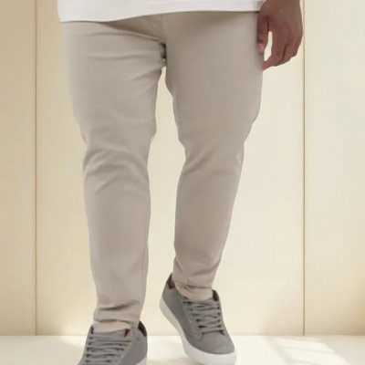 Calça Jeans Sarja Plus Size Masculina Tamanho Grande