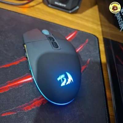 Mouse sem fio Redragon Invader Pro Preto