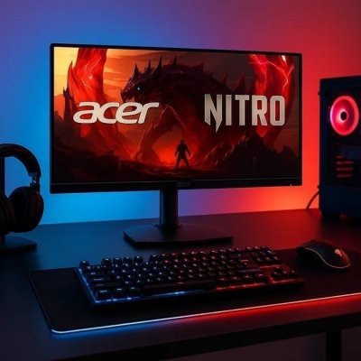 Acer Nitro 23.8 200Hz 2ms FHD VA Preto