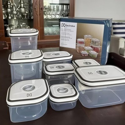 Electrolux Kit 8 Potes Herméticos Plástico