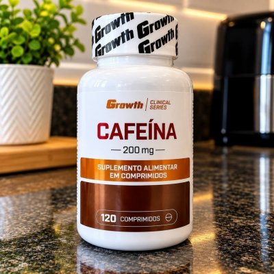 Cafeína 200mg 120 Comprimidos Growth