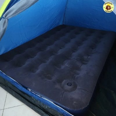 Colchão Inflável Multiuso Casal com Fole