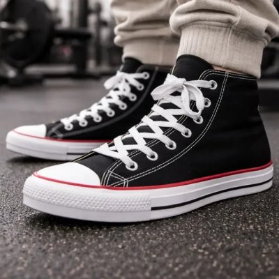 Review: Tênis Converse Taylor Ct0004 Lt — Preto/vermelho/preto Liso (38 BR)