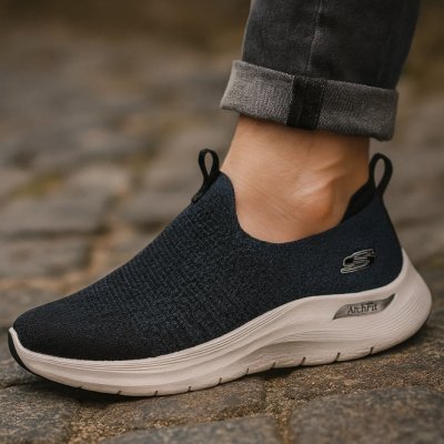 Tênis Masculino Arch Fit 2.0 Skechers Preto