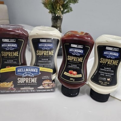 Kit Hellmann's Supreme Ketchup 390g + Maionese 330g