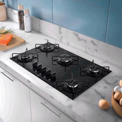 Cooktop 5 Bocas a Gás Atlas Agile Up Mega