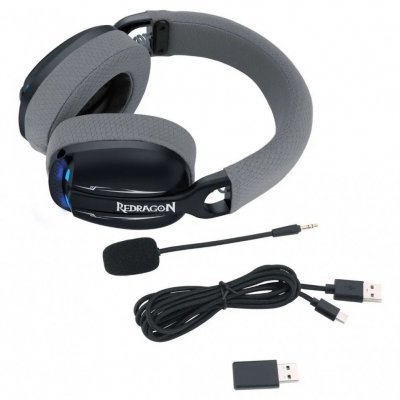 Headset Gamer Redragon Skuld Pro Preto H878bg