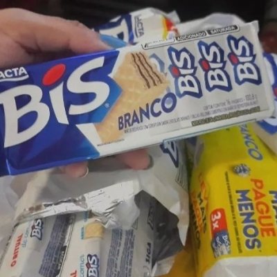 Chocolate Bis Branco Laka Tripack 302,4G