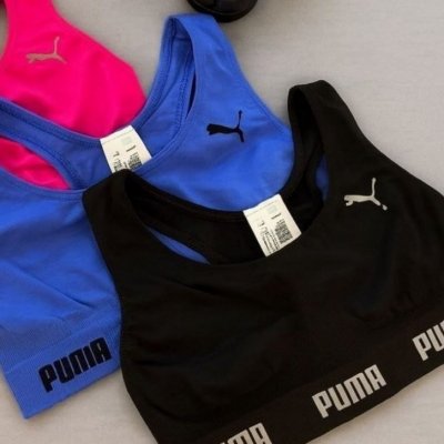 Top Puma Alta Sustentação Academia Fitness