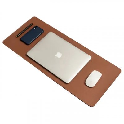 Mousepad Bullpad 70x30cm com Fundo Emborrachado Antiderrapante — Cor Caramelo