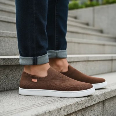 Tênis Feminino Slip On Anacapri Marrom 38