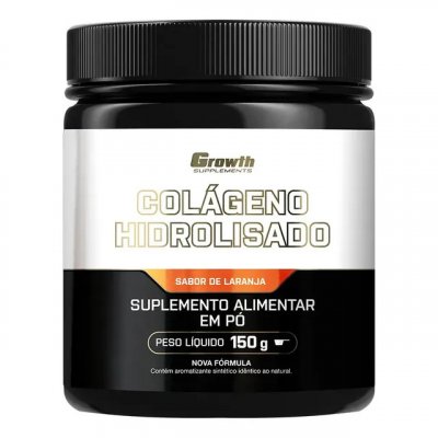Colágeno Hidrolisado 150g Growth Supplements Laranja — Colágeno sabor laranja