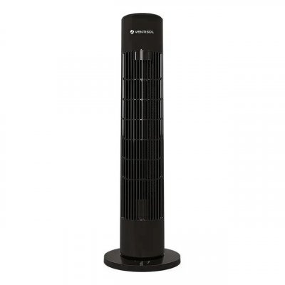 Ventilador de Torre Ventisol Fênix Preto — torre com controle remoto e oscilação