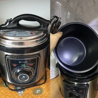 Panela De Pressão Elétrica Fmaxx Kitchen Chef 4 Litros 800w - 220V