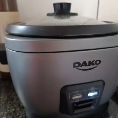 Panela de Arroz Elétrica Dako 700W 4L Cinza