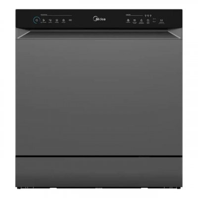 Lava Louças 8 Serviços Cinza Touch Plus Midea — Controles Touch e Acabamento Cinza