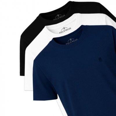 Kit 3 Camisetas Masculinas Polo Wear Sortido